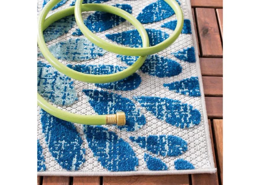 Cabana V Area Rug in Gray & Blue by Safavieh