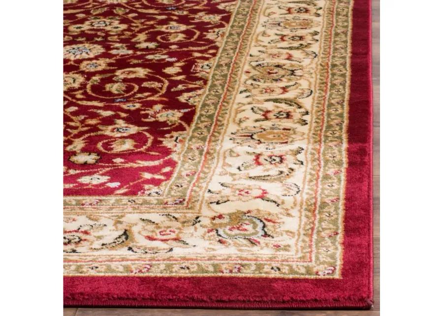 Wimbledon Runner Rug in Red / Ivory by Safavieh