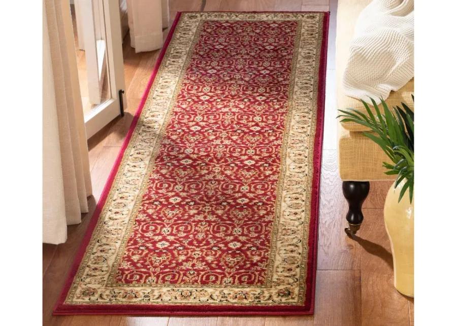 Wimbledon Runner Rug in Red / Ivory by Safavieh