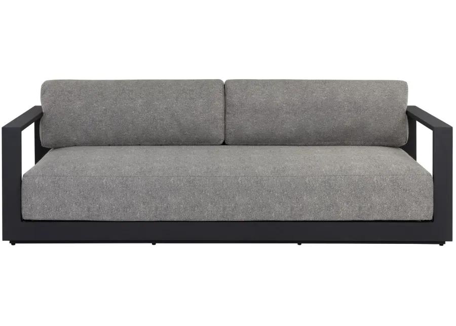 Tavira Sofa in Lanikai Salt & Pepper by Sunpan