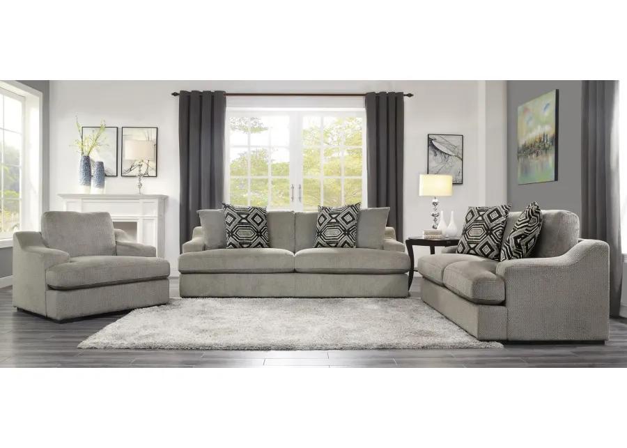 Iola Sofa in Light Gray by Homelegance