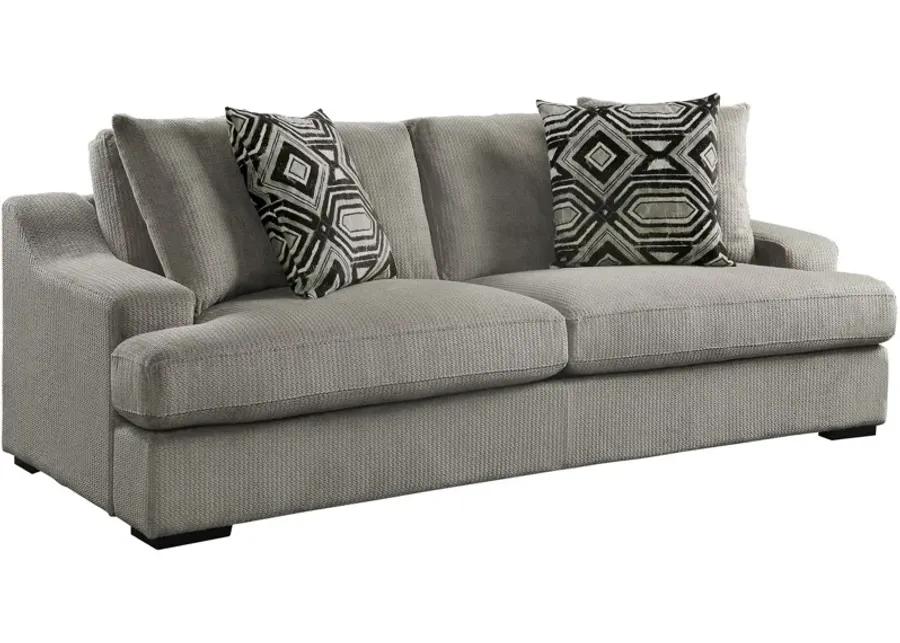 Iola Sofa in Light Gray by Homelegance