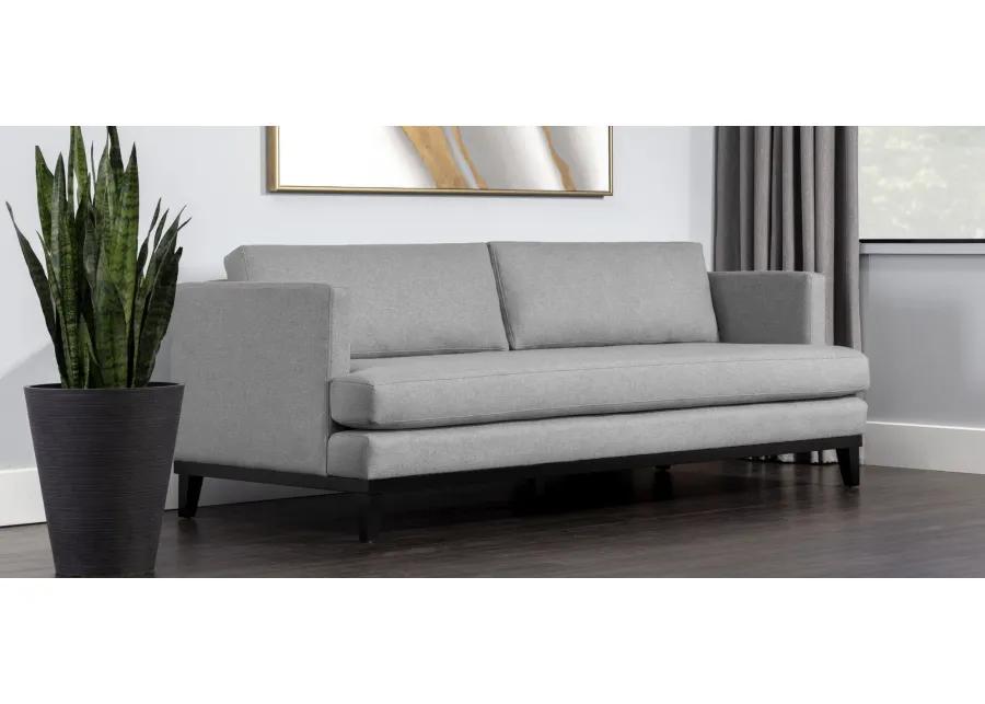 Kaius Sofa in Limelight Silver by Sunpan