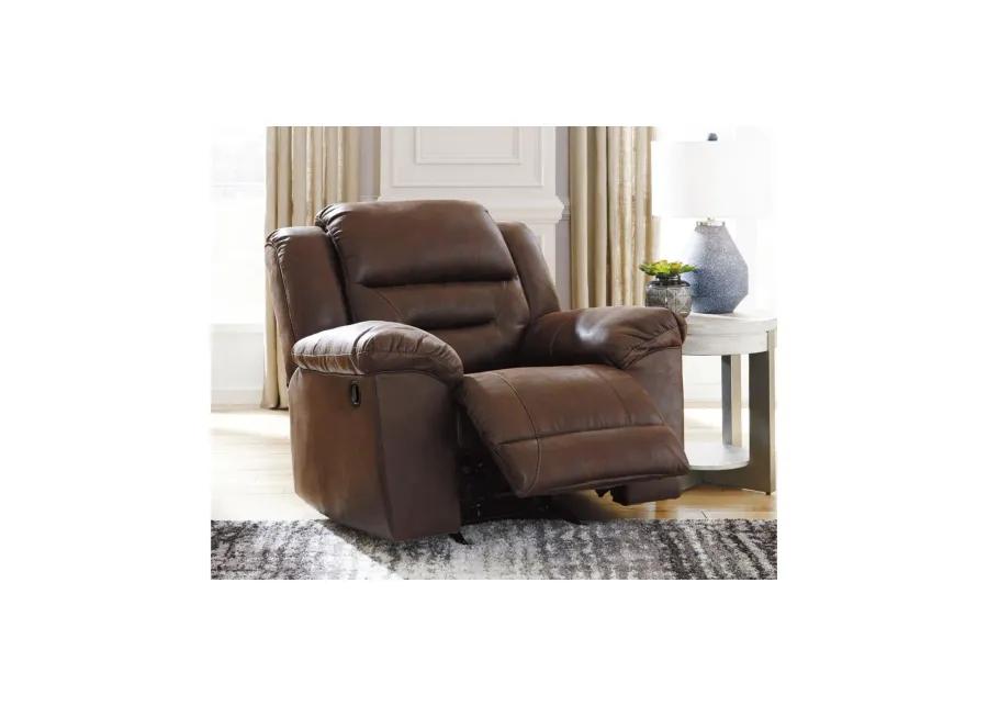 Stoneland Rocker Recliner in Chocolate by Ashley Furniture