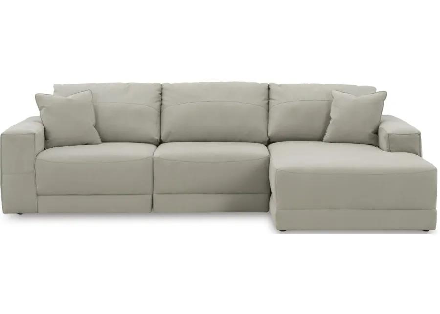 Next-Gen Gaucho 3-pc. Chaise Sectional in Gray by Ashley Furniture