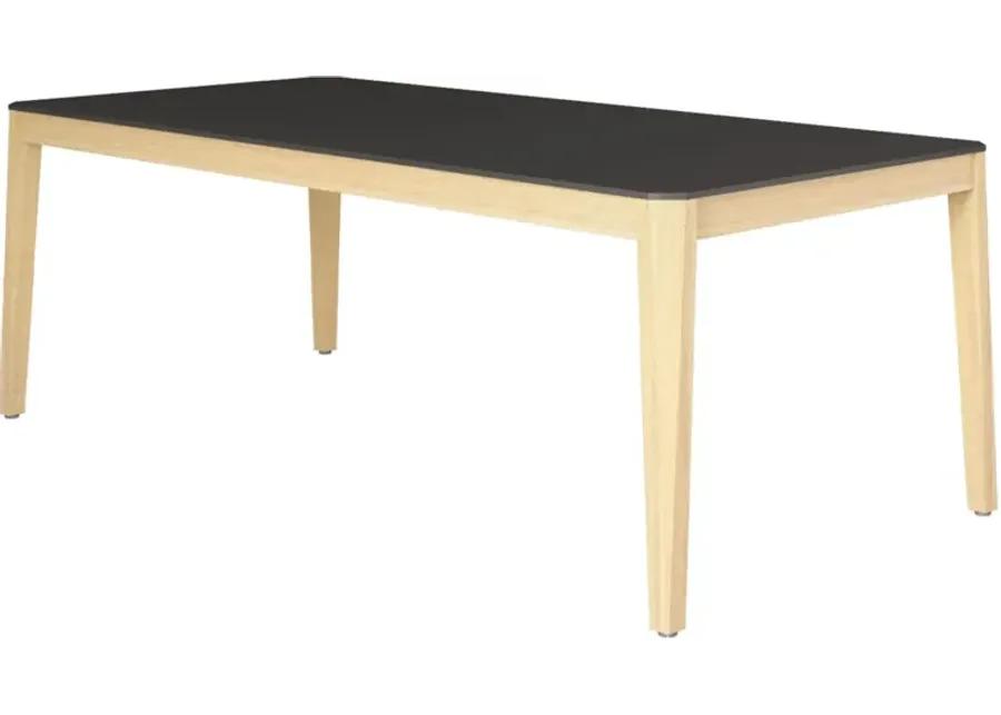 Amazonia Big Outdoor Dining Table in Black by International Home Miami