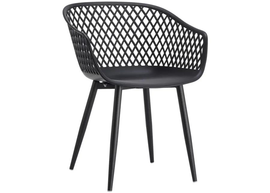 Piazza Outdoor Chair - Set Of Two in Black by Moe's Home Collection