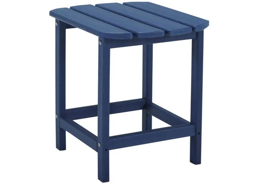 Sundown Treasure Outdoor End Table in Blue by Ashley Express