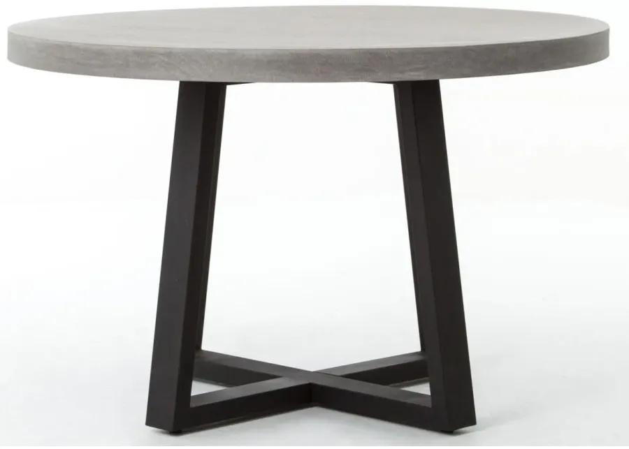 Blithe Round Outdoor Dining Table in Light Gray by Four Hands