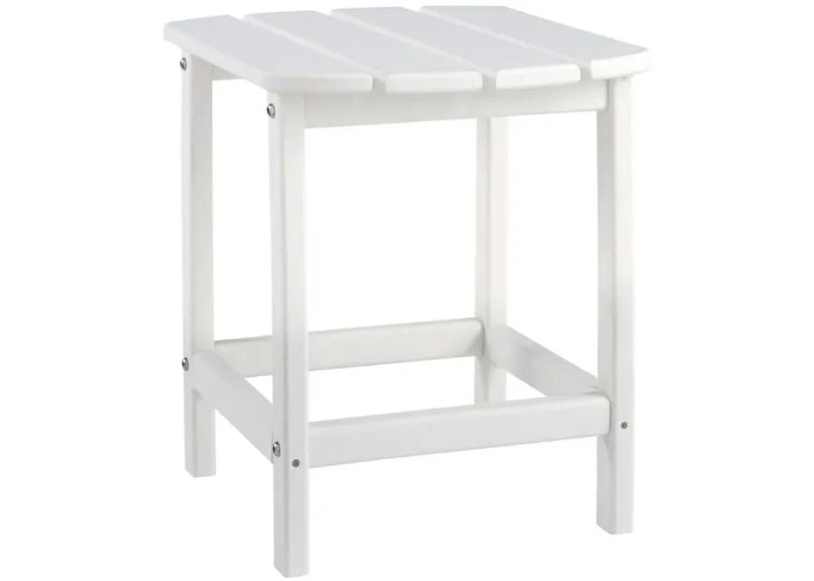 Outdoor End Table in White by Ashley Express