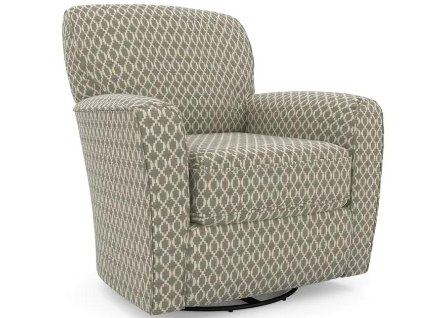 Bree Swivel Glider in STONE 28123 by Best Chairs