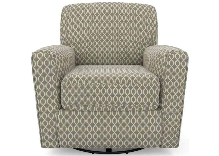 Bree Swivel Glider in STONE 28123 by Best Chairs