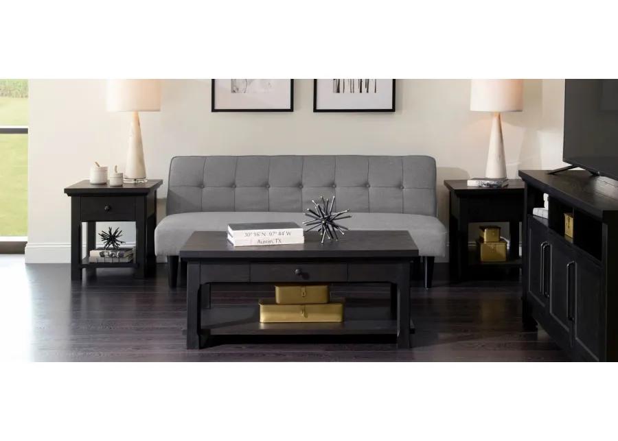 Sawyer Armless Futon in Gray by Legacy Classic Furniture