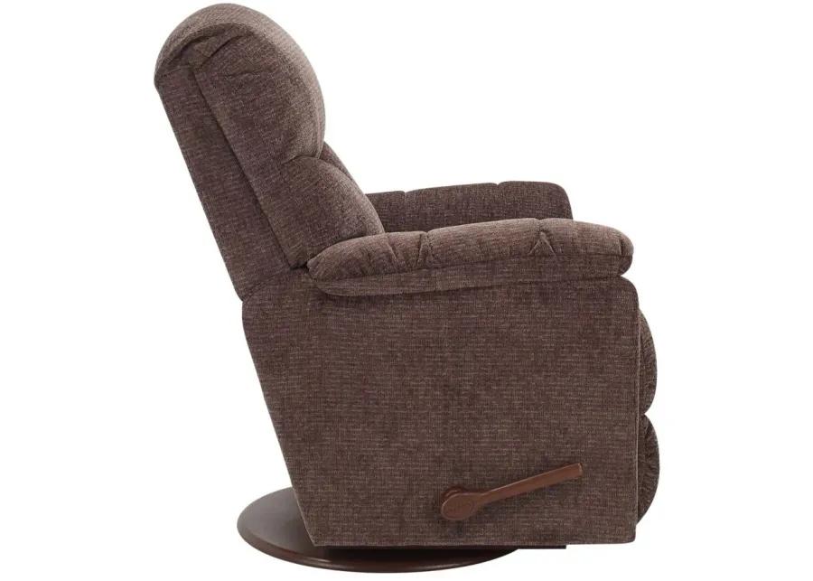 Morrie Chenille Swivel Rocker Recliner in Mocha by La-Z-Boy Recliner