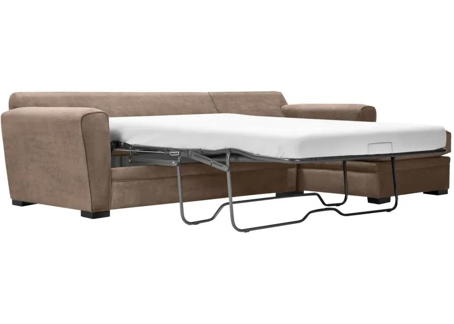 Artemis II 2-pc. Full Sleeper Right Arm Facing Sectional Sofa in Gypsy Taupe by Jonathan Louis