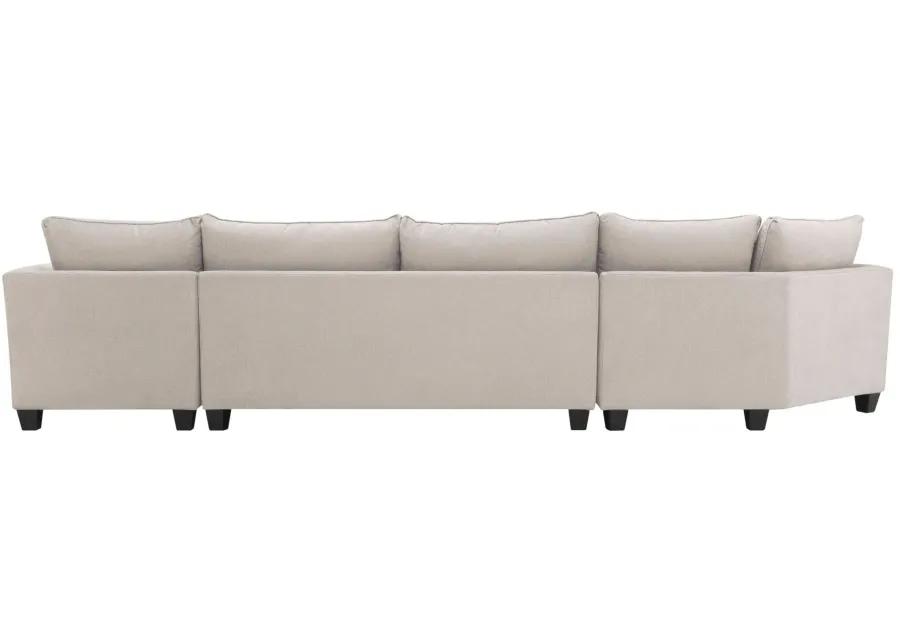 Daine 3-pc. Sectional Sofa in Popstitch Shell by Fusion Furniture