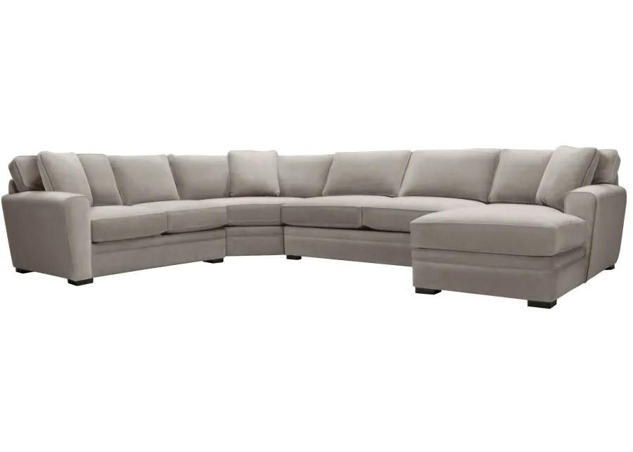 Artemis II 4-pc. Sectional in Gypsy Platinum by Jonathan Louis