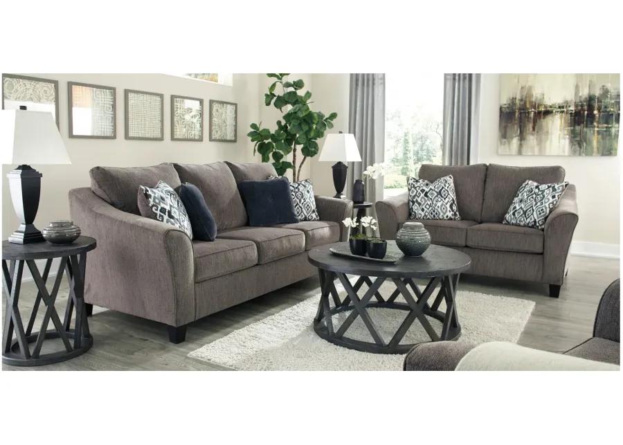 Sanderson 2-pc. Sofa and Loveseat Set in Slate by Ashley Furniture