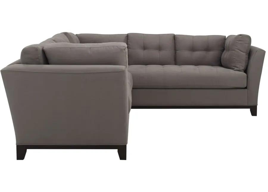 Cityscape 2-pc. Sectional in Greystone by H.M. Richards