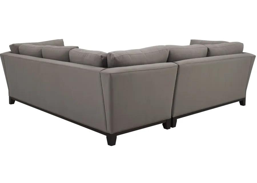 Cityscape 2-pc. Sectional in Greystone by H.M. Richards