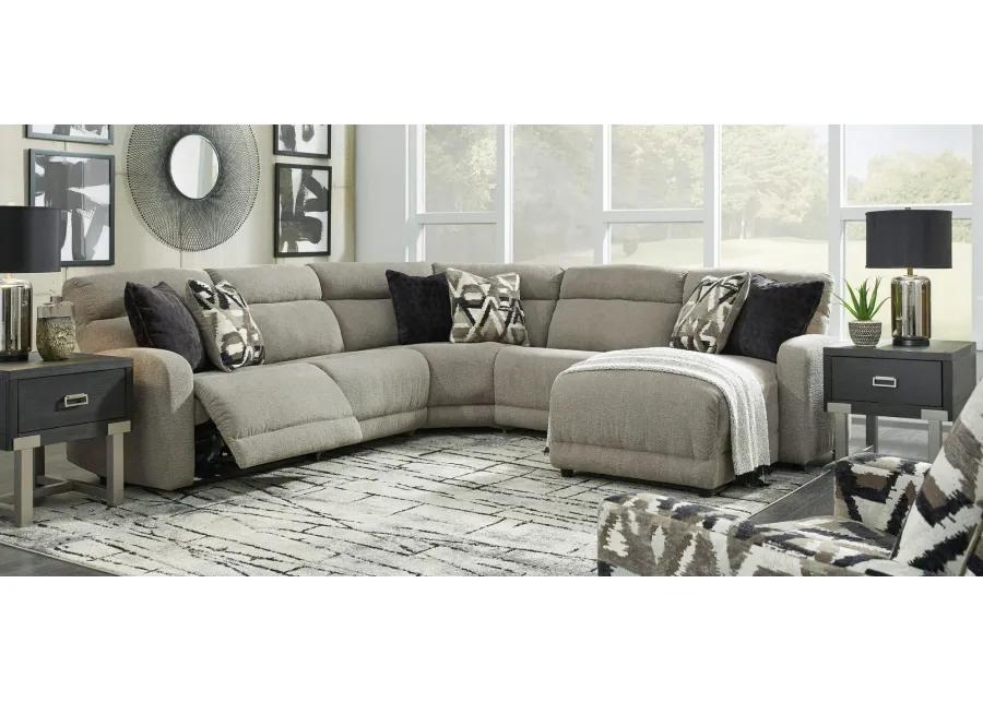 Colleyville 5-pc. Sectional in Stone by Ashley Furniture