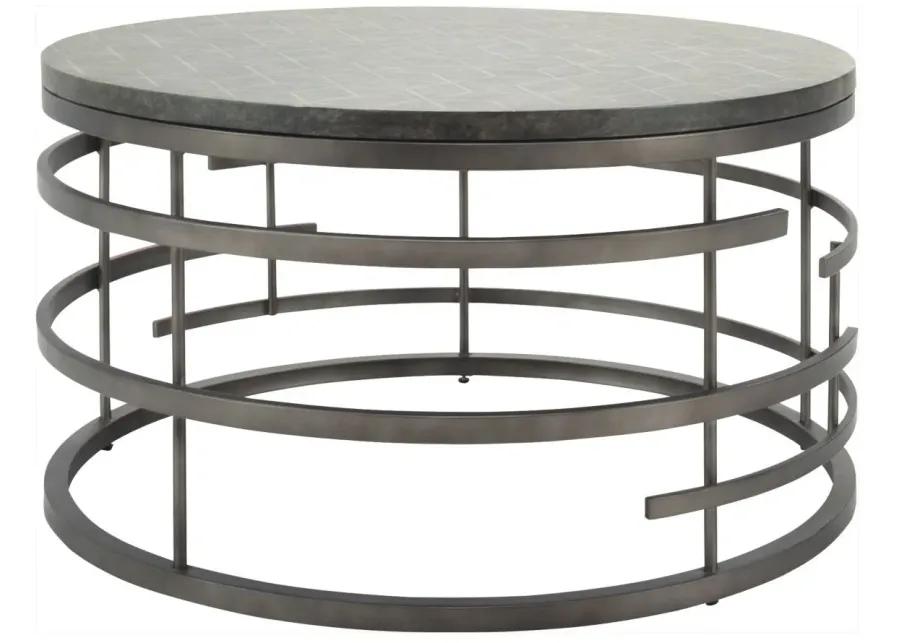 Collington Round Cocktail Table in Gray by Flexsteel