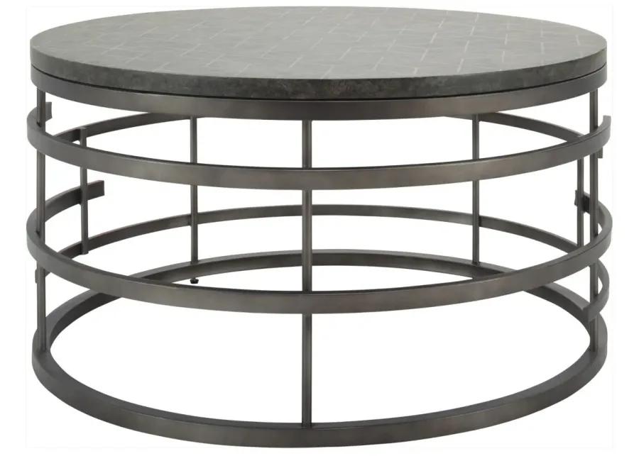 Collington Round Cocktail Table in Gray by Flexsteel