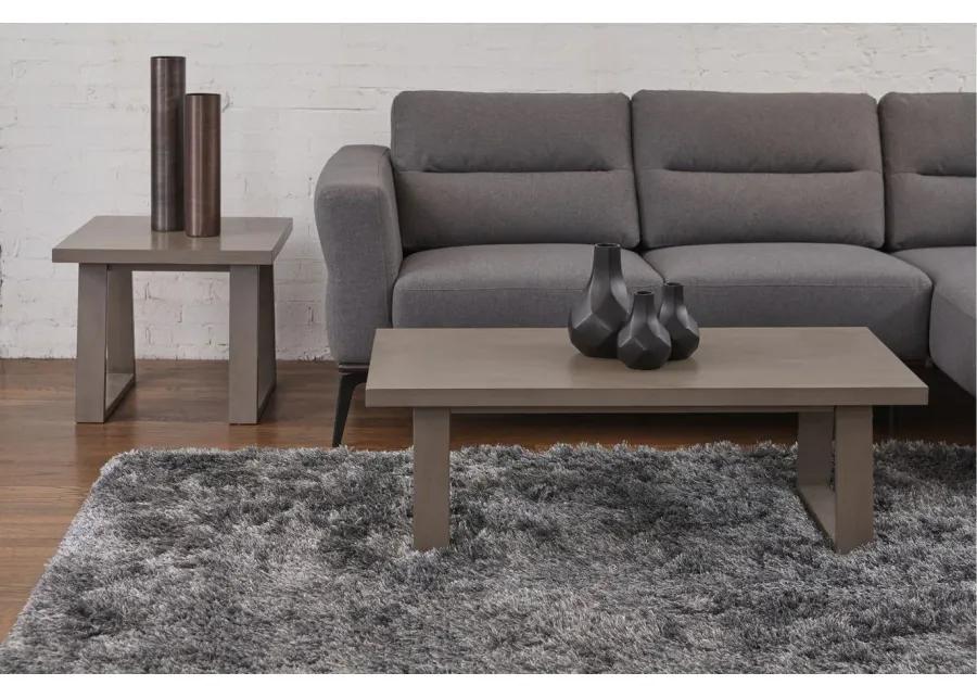 May Coffee Table in Gray by Unique Furniture