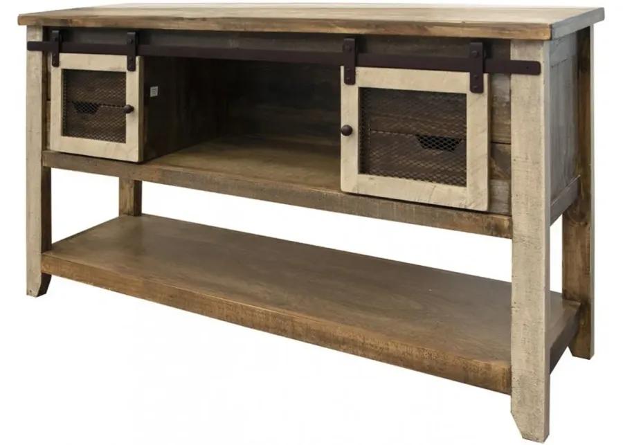 Antique Rectangular Sofa Table in Multi-Color by International Furniture Direct