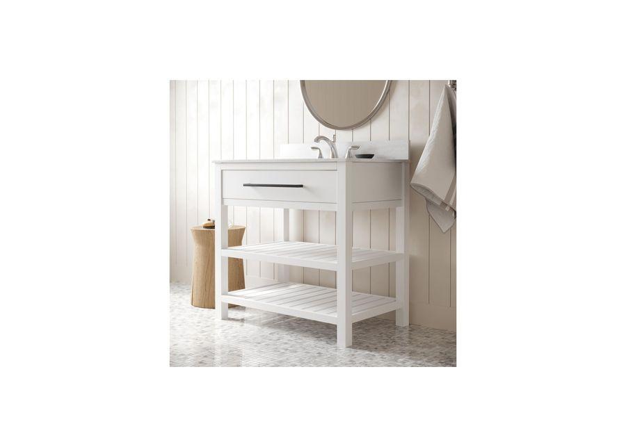 Minneapolis 36" Bathroom Vanity in White by DOREL HOME FURNISHINGS