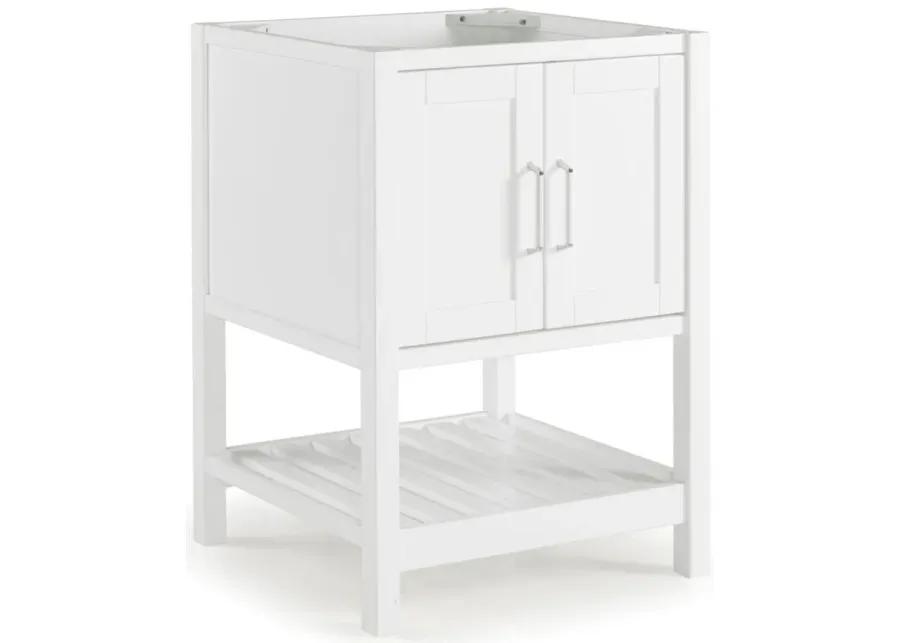 Bennet 24" Vanity Cabinet in White by Bolton Furniture