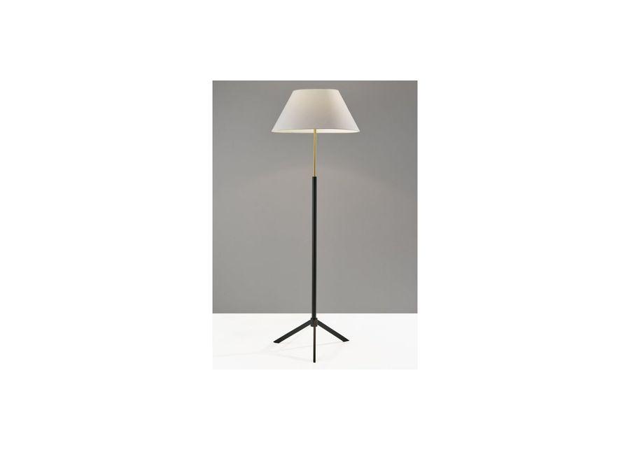 Harvey Floor Lamp in Black by Adesso Inc