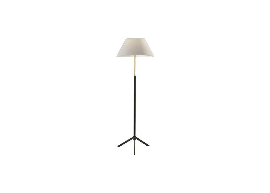 Harvey Floor Lamp in Black by Adesso Inc