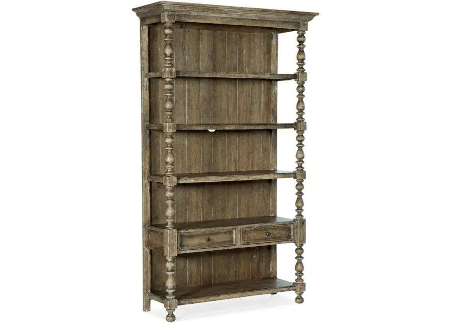 La Grange Lyons Bookcase in Brown by Hooker Furniture