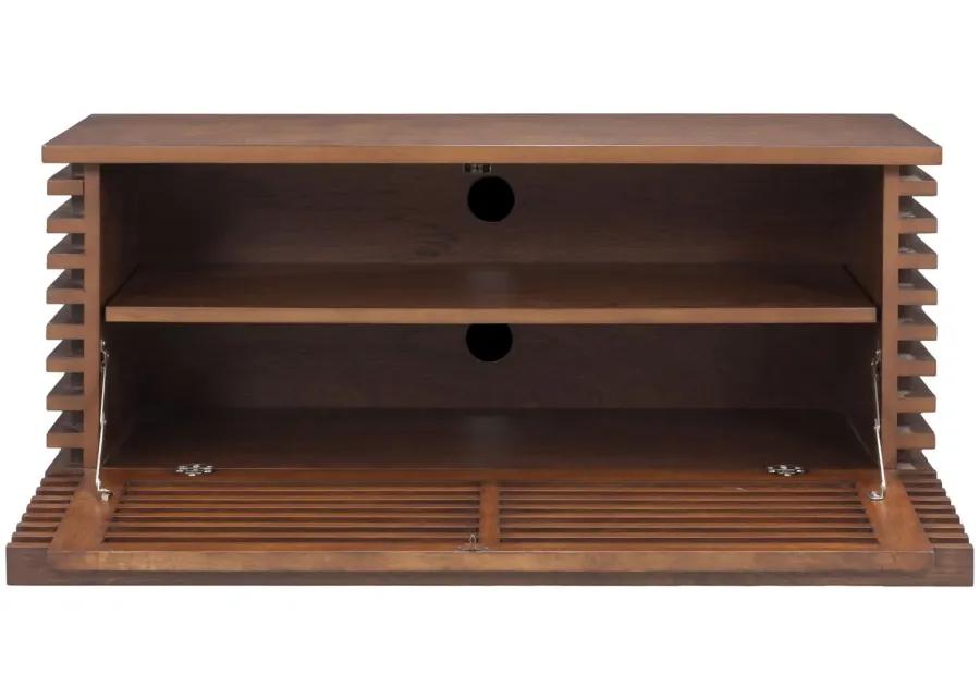 Linea TV Stand in Walnut by Zuo Modern