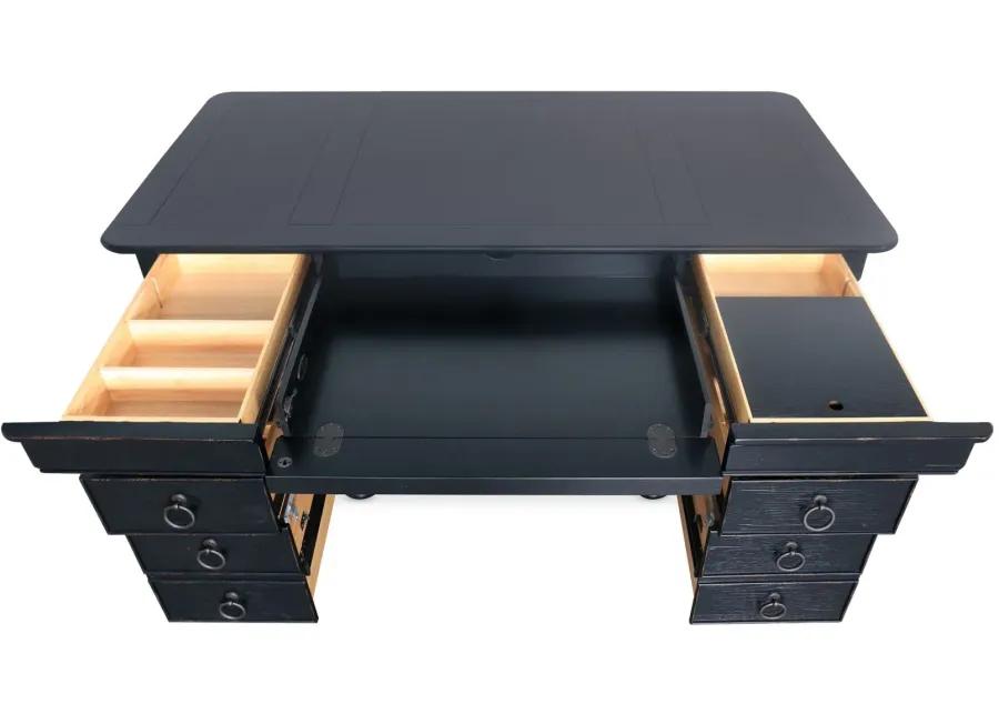 Bristowe Junior Executive Desk in Tuxedo by Hooker Furniture