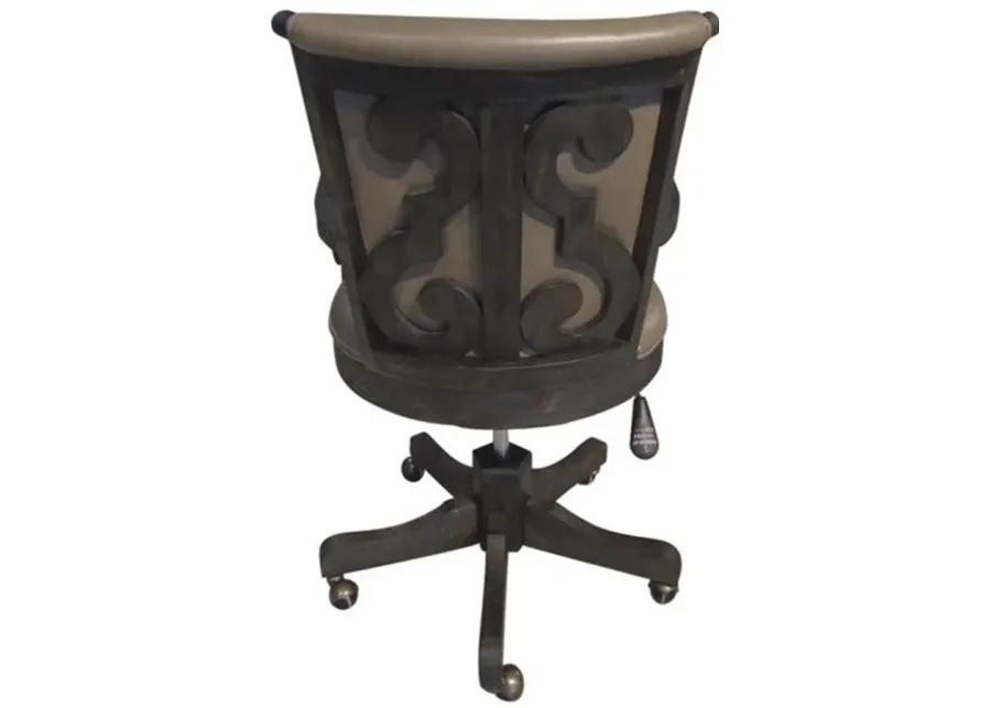 Bellamy Upholstered Desk Chair in Peppercorn by Magnussen Home