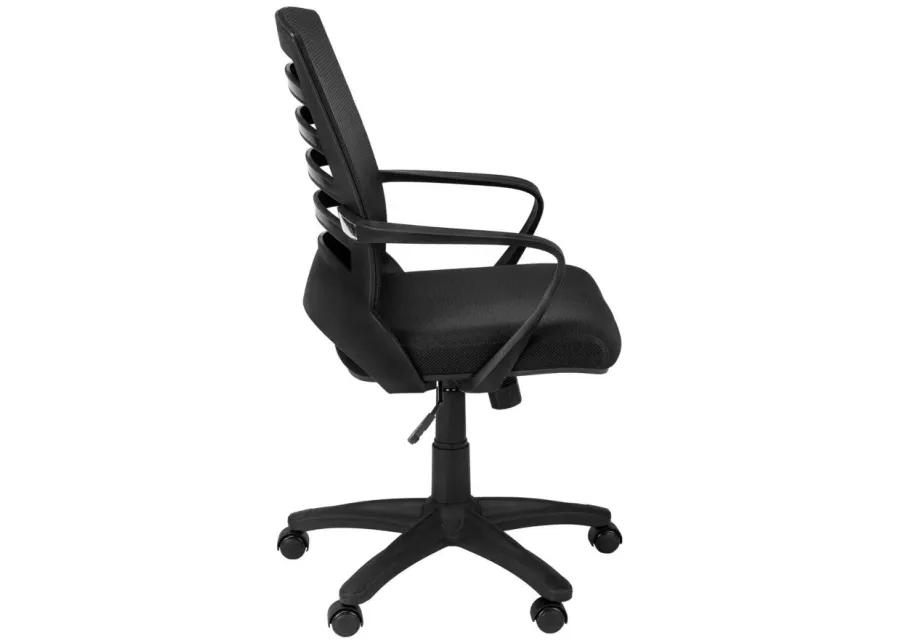 Llewellyn Home Office Chair in Black by Monarch Specialties
