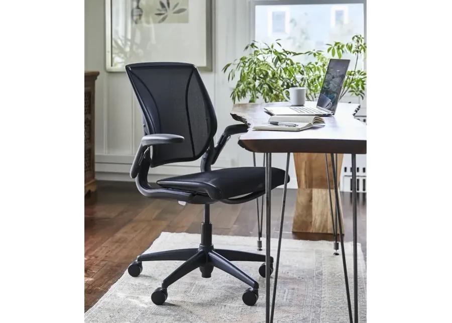 Humanscale World One Ergonomic Office Chair in Black Mesh by Humanscaleoration