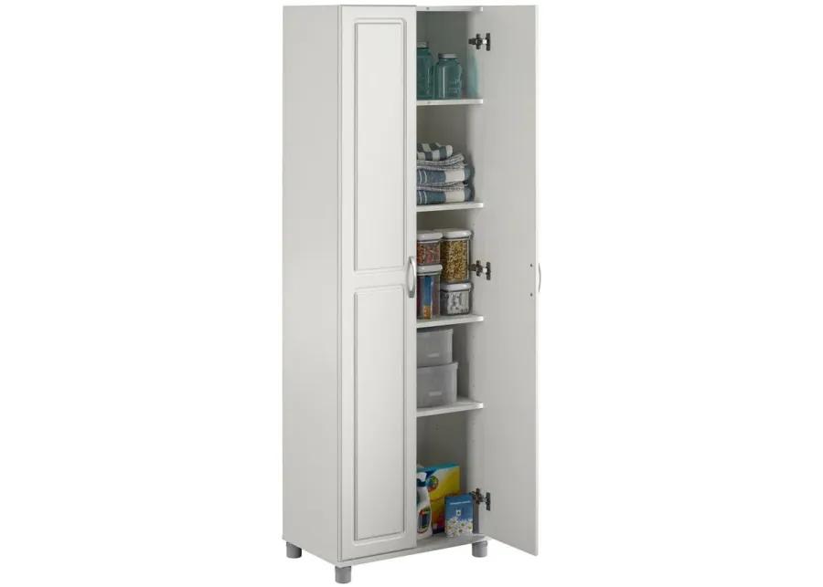 Kendall Storage Cabinet in White by DOREL HOME FURNISHINGS