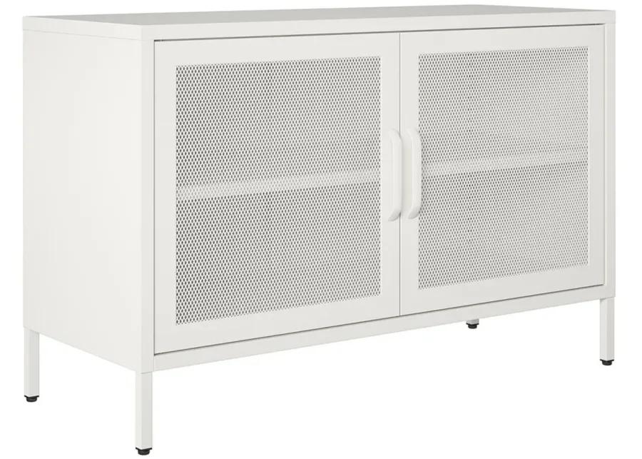 Sunset District Storage Cabinet in White by DOREL HOME FURNISHINGS