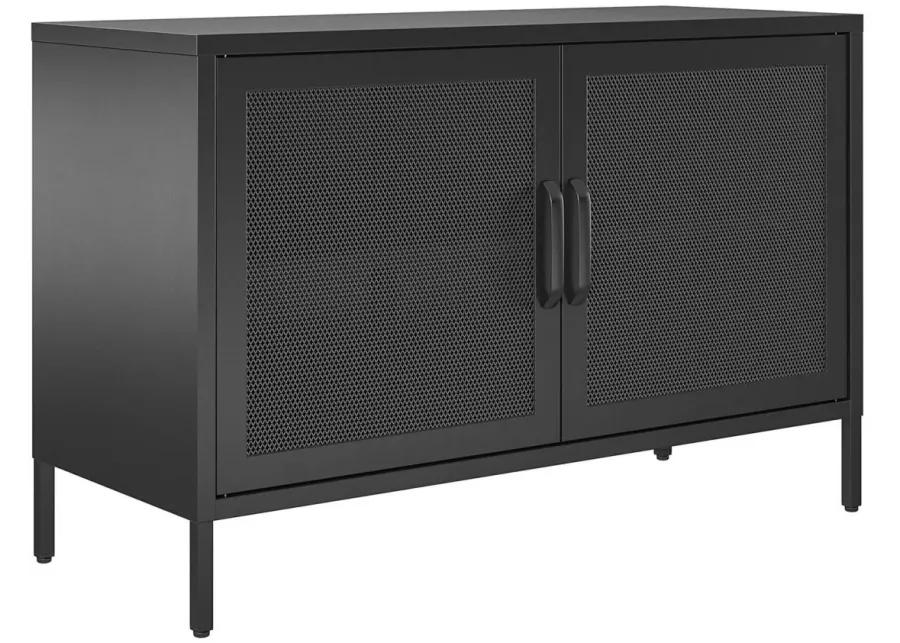 Sunset District Storage Cabinet in Black by DOREL HOME FURNISHINGS