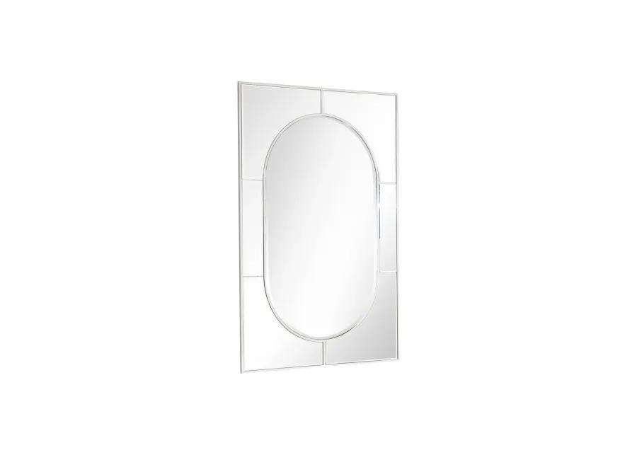 Helena Wall Mirror in Silver by CAMDEN ISLE