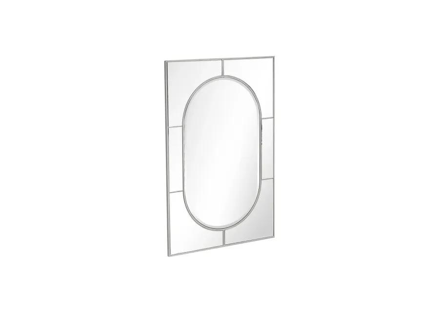 Helena Wall Mirror in Silver by CAMDEN ISLE