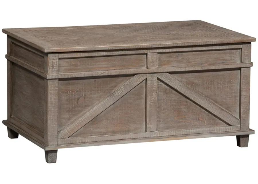 Parkland Falls Storage Trunk in Light Brown by Liberty Furniture