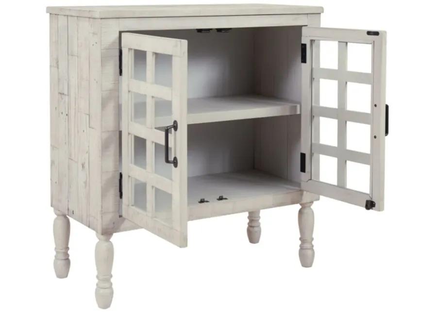 Caldinor Accent Cabinet in Whitewash by Ashley Express