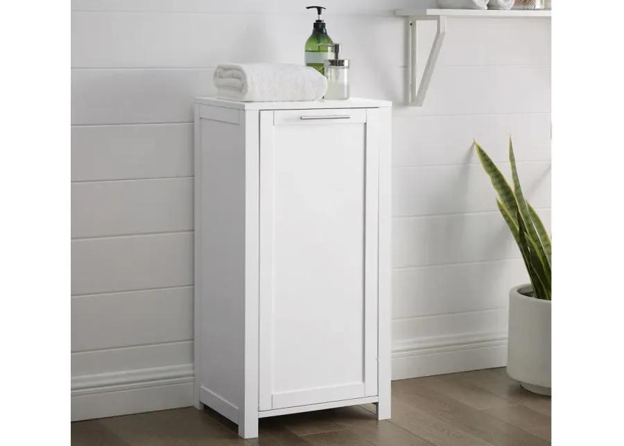 Savannah Linen Hamper in White by Crosley Brands