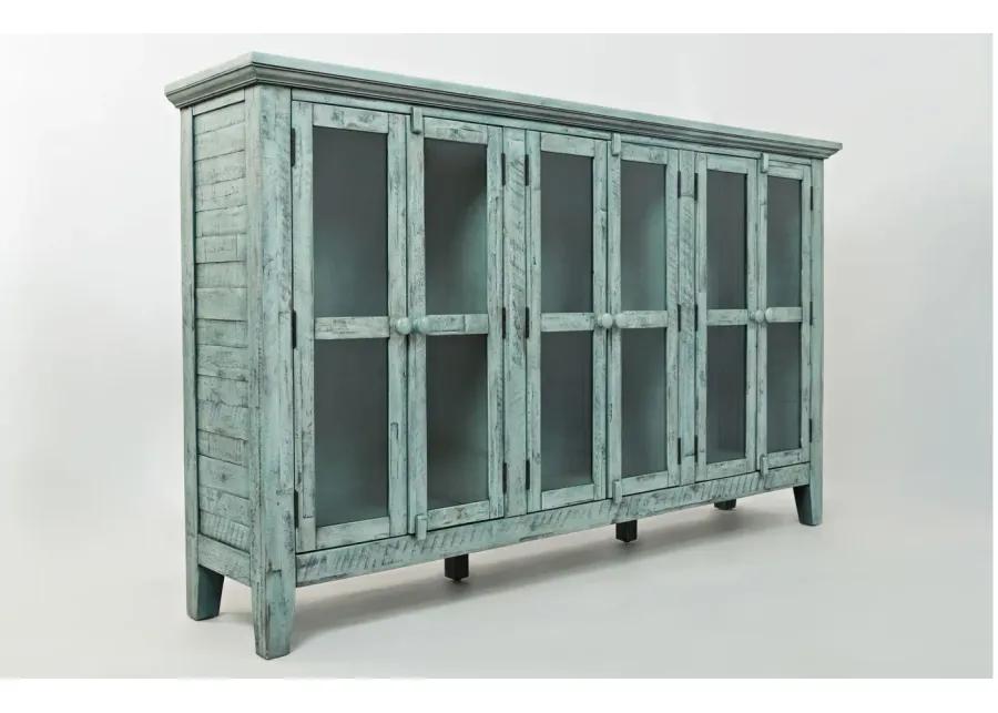 Rustic Shores 70" Accent Cabinet in Vintage Blue by Jofran