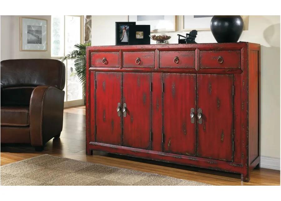 Corey Accent Cabinet in Red by Hooker Furniture