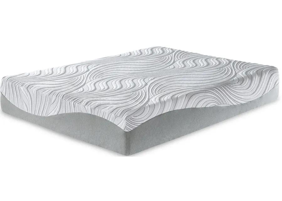 Ashley Sleep Essentials 12 Inch Medium Memory Foam Mattress in White by Ashley Express